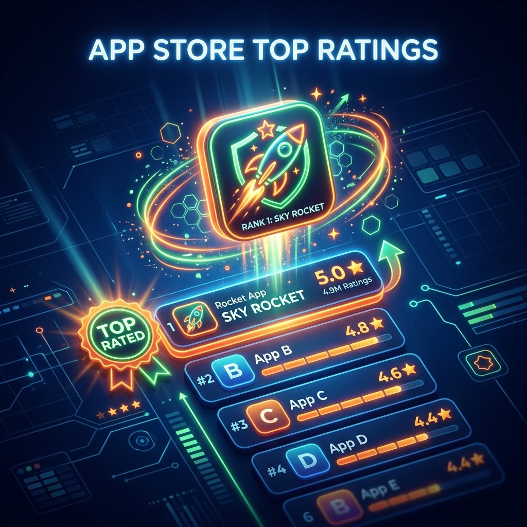SEO PPC Delhi - app store optimization Illustration
